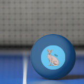 Balle De Ping Pong Sphynx cat (Filet)