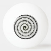 Balle De Ping Pong spirale noire et blanche (Dos)