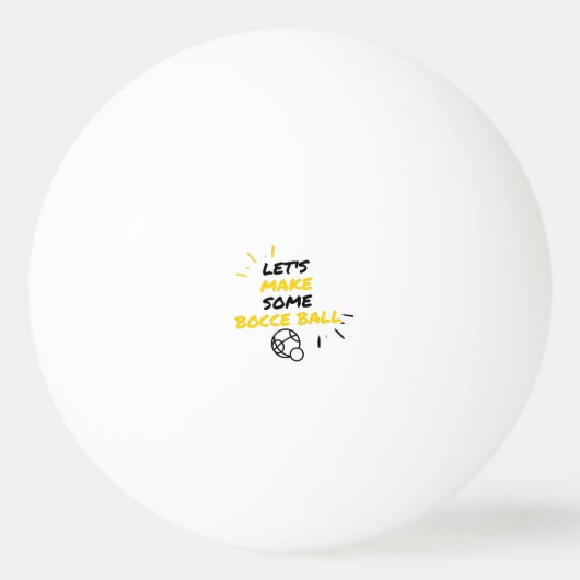 Balle De Ping Pong Sportif de bocal (Devant)