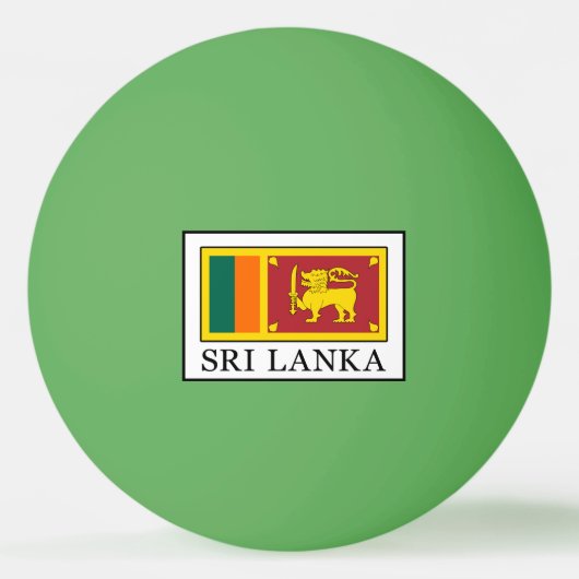 Balle De Ping Pong Sri Lanka (Devant)
