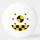 Balle De Ping Pong Style gras des marqueurs de test d'écrasement (Dos)