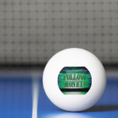 Balle De Ping Pong Suivez l'argent - Grunge (Filet)