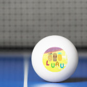 Balle De Ping Pong Summer Tiki Pineapple Luau (Filet)