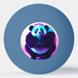 Balle De Ping Pong Sumo Panda The Bamboo Gnasher, Ping Pong Ball