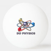 Balle De Ping Pong Symbole Atom (Devant)
