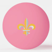 Balle De Ping Pong Symbole de Fleur de Lis (Dos)