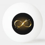 Balle De Ping Pong Symbole d'infini doré (Dos)