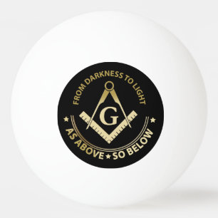 Balle De Ping Pong Symbole franc-maçonnerie