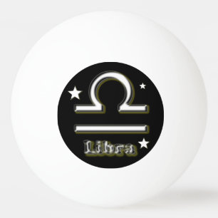 Balle De Ping Pong Symbole Libra