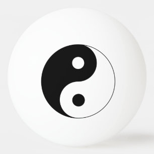 Balle De Ping Pong Symbole spirituel du Yin Yang