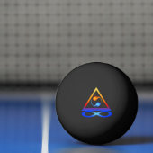 Balle De Ping Pong Symbole Twin Flame - (Filet)