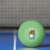 Balle De Ping Pong Sympa chocolat chocolat bonbon bar personnage de d (Filet)