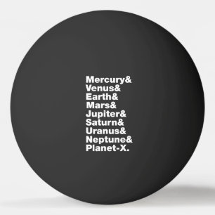 Balle De Ping Pong Système solaire