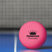 Balle De Ping Pong Table de ping-pong de princesse rose (Filet)