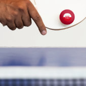 Balle De Ping Pong table de ping-pong personnalisée rouge (Paddle)