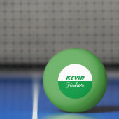 Balle De Ping Pong table de ping-pong verte personnalisée (Filet)