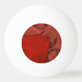 Balle De Ping Pong "Table Rock vert & rouge" Abstrait Ping Pong Ball (Devant)