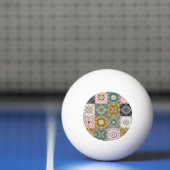 Balle De Ping Pong Talavera Indian : Patchwork, Ethnic Mosaic. (Filet)