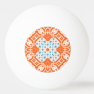 Balle De Ping Pong Talavera Mexicaine : Céramique Antique sans Seamle