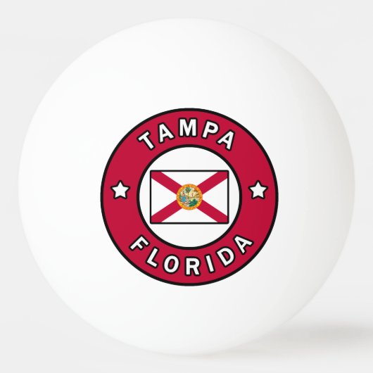 Balle De Ping Pong Tampa Floride (Devant)