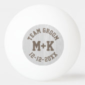 Balle De Ping Pong Team Groom Mariage Ping Pong Ball (Devant)