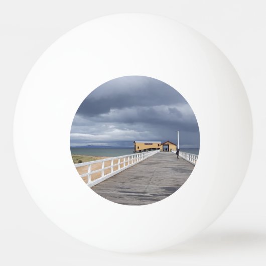 Balle De Ping Pong Tempête sur la jetée de Queenscliff (Devant)