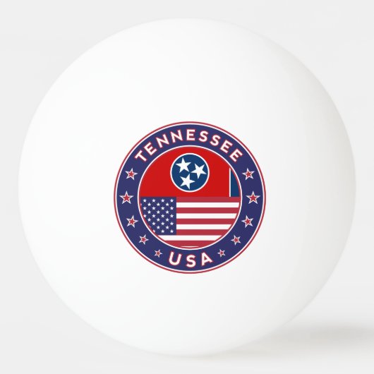 Balle De Ping Pong Tennessee (Devant)
