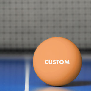 Balle De Ping Pong Tennis de table ORANGE personnalisé