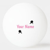 Balle De Ping Pong Tennis de table personnalisé (Devant)