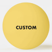 Balle De Ping Pong Tennis de table personnalisé JAUNE (Dos)