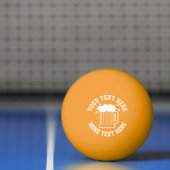 Balle De Ping Pong Tennis de table sur table en bière personnalisé (Filet)