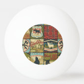 Balle De Ping Pong Territoires du Nord-Ouest Aventure : Patchwork sym (Dos)
