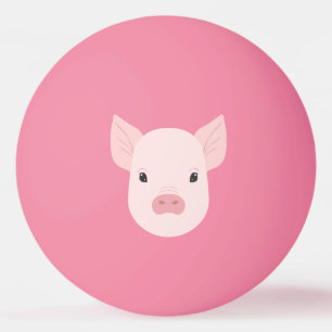 Balle De Ping Pong Tête de bébé cochon