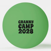 Balle De Ping Pong Texte du camp de Granny (Dos)