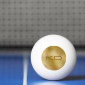 Balle De Ping Pong Texture brillante or iridescente (Filet)