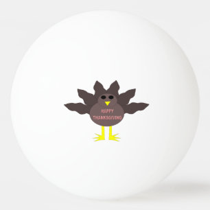 Balle De Ping Pong Thanksgiving Plucky Turquie Ping Pong Ball