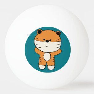 Balle De Ping Pong Tigre adorable