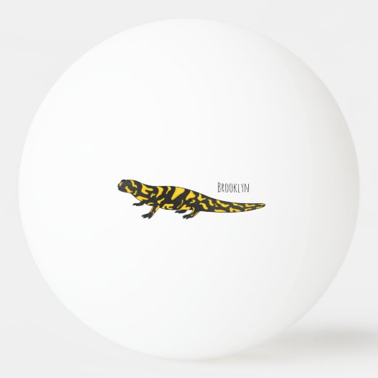 Balle De Ping Pong Tigre salamandre (Devant)