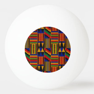 Balle De Ping Pong Tissu Kente de style africain