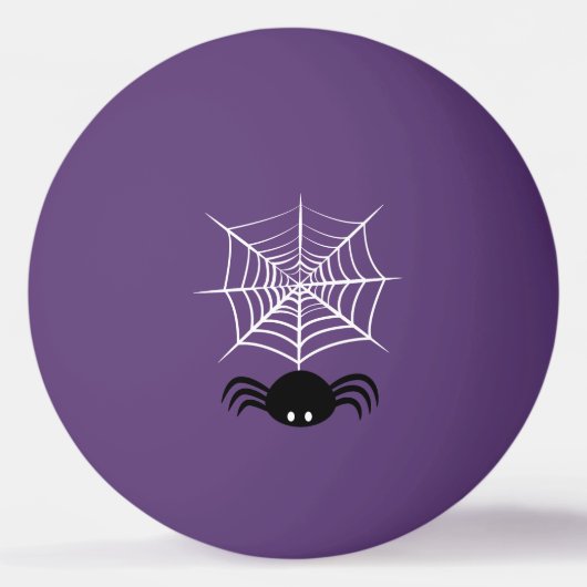 Balle De Ping Pong Toile d'araignée Halloween (Devant)