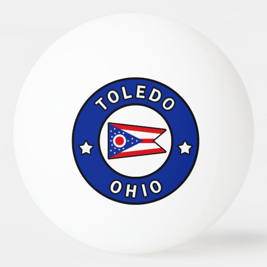 Balle De Ping Pong Toledo Ohio (Devant)