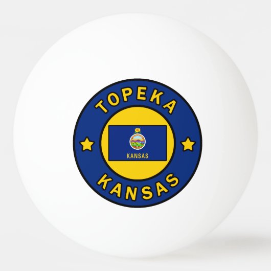 Balle De Ping Pong Topeka Kansas (Devant)