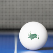 Balle De Ping Pong Tortue de mer verte (Filet)