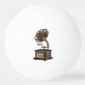 Balle De Ping Pong Tourne-disque dessin animé (Dos)