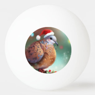 Balle De Ping Pong Tourterelle de Noël (1)