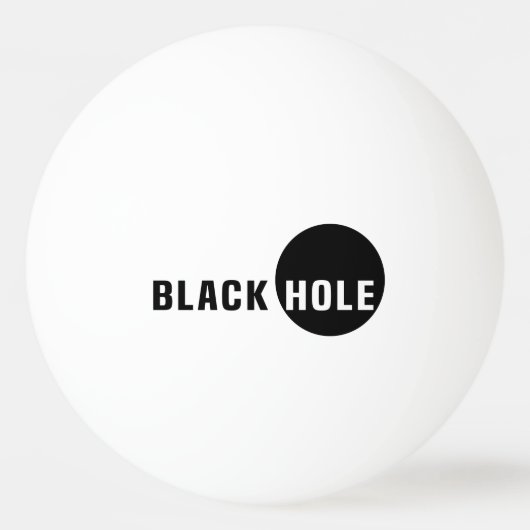 Balle De Ping Pong Trou noir (Devant)