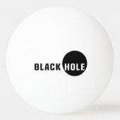 Balle De Ping Pong Trou noir (Dos)