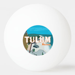 Balle De Ping Pong Tulum Mexique Grande idée cadeau