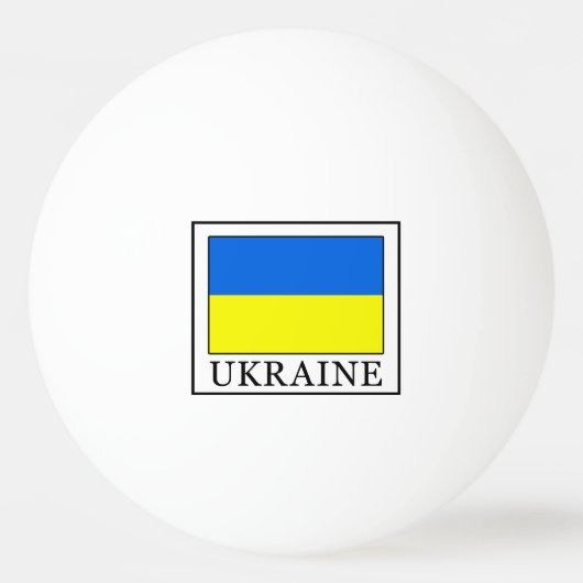 Balle De Ping Pong Ukraine (Devant)