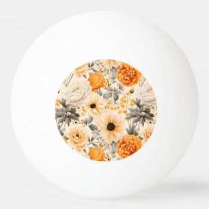 Balle De Ping Pong Une conception de série florale d'automne 1